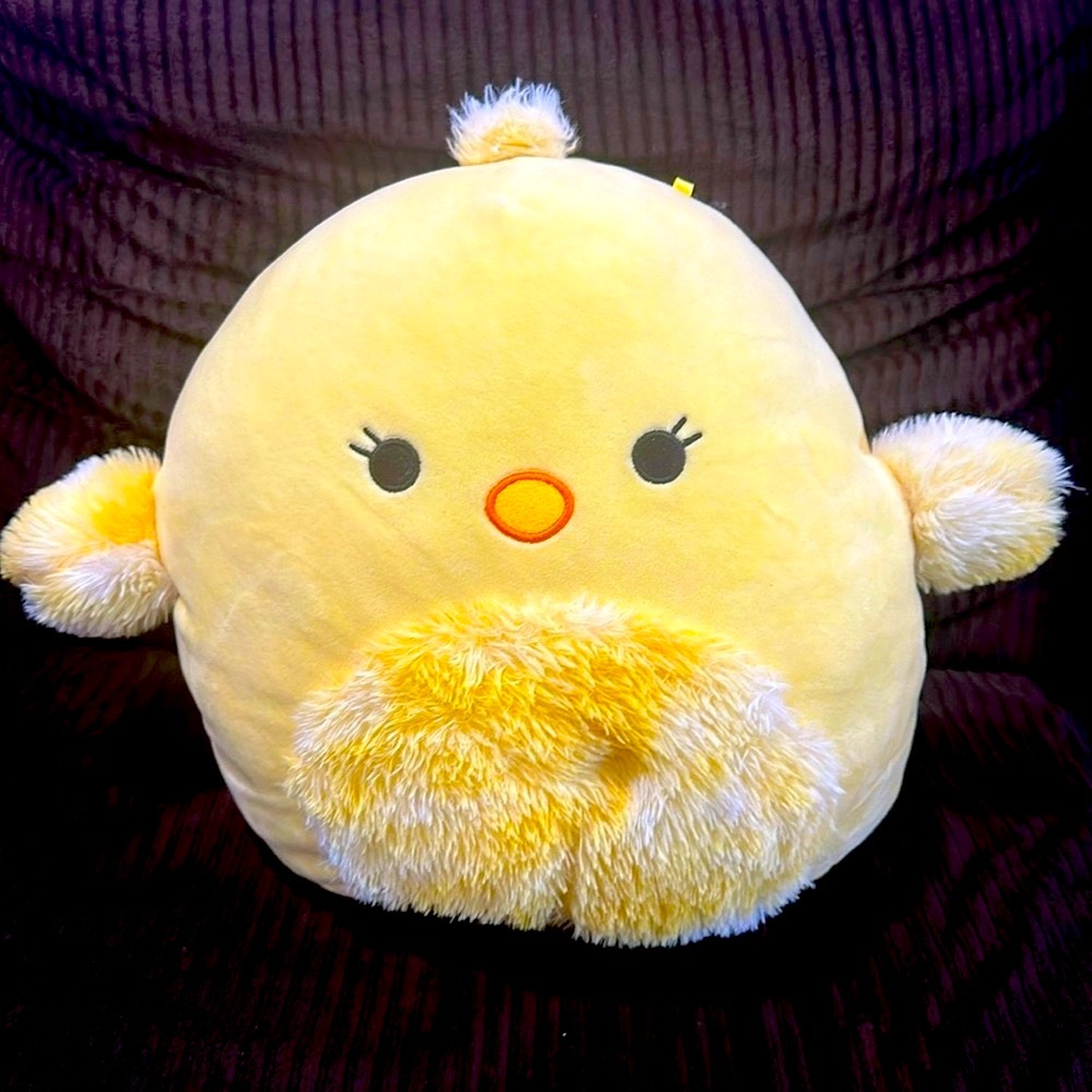 Squishmallow Official 14 Inch Yellow Chicken “Aimee”